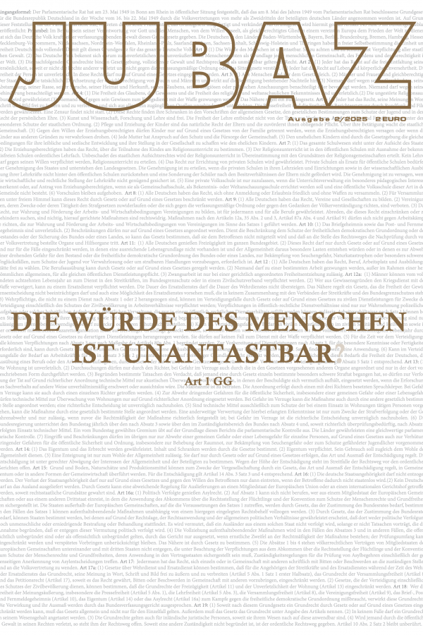 Bild Cover Jubaz Ausgabe 02- 2025